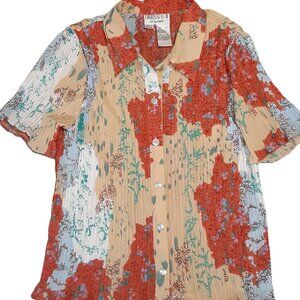 Dress U 2 Woman's Top Size 18, Short Sleeve, Dress Shirt Button down collar